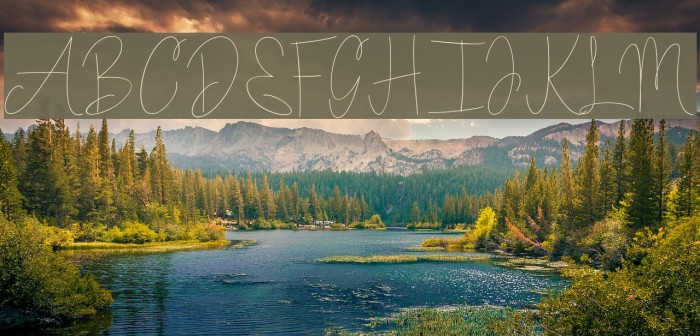 BrightDaddy Font examples