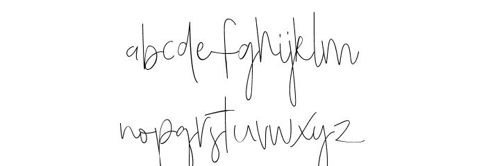 BrightDaddy Font LOWERCASE