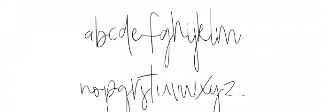 BrightDaddy خط أحرف صغيرة