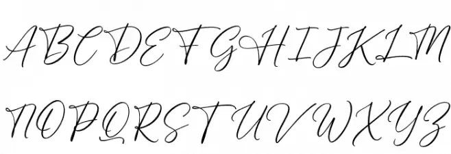 BrightDailyFREE Schriftart Groß