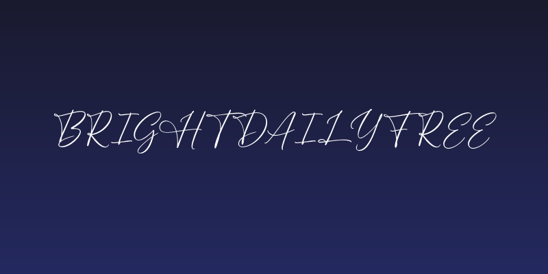 BrightDailyFREE Social Header