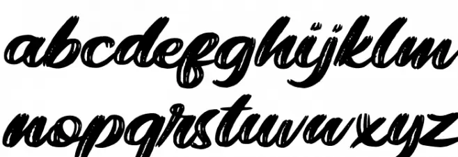 BrightFREE फ़ॉन्ट लोअरकेस