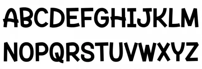 BrightFridayRegular Schriftart Groß