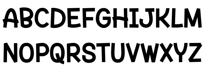 BrightFridayRegular Font LOWERCASE