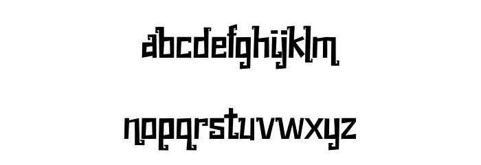 BrightFriday Font LOWERCASE