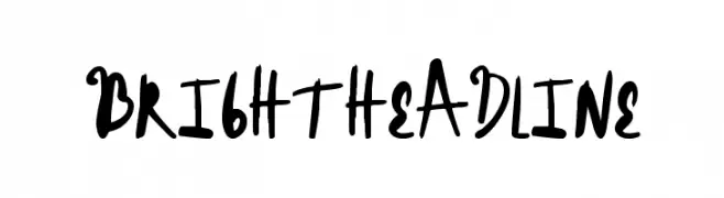 BrightHeadline  Frei Schriftart Herunterladen