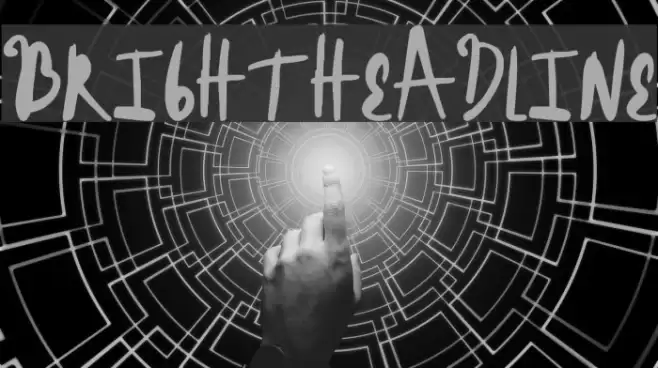 BrightHeadline Font examples