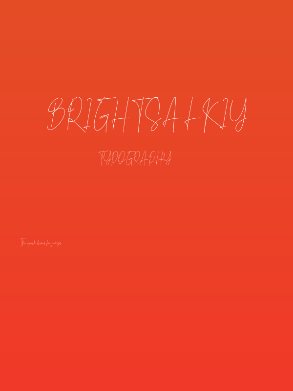 BrightSalkiy Poster