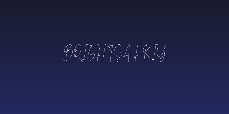 BrightSalkiy Social Header