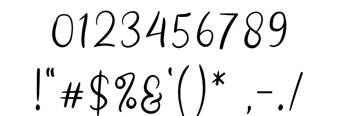 BrightStarDafont-Regular Font OTHER CHARS