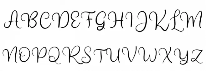 BrightStarDafont-Regular Schriftart Groß
