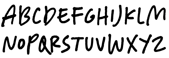 BrightTopicDemo Font UPPERCASE