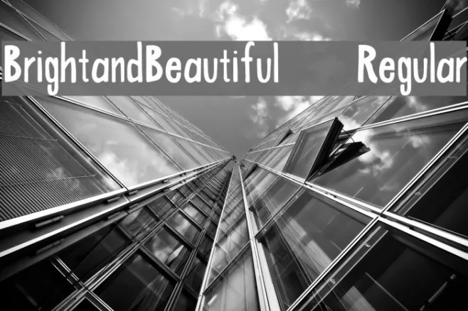 BrightandBeautiful-Regular Example 1