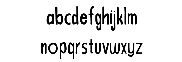 BrightandBeautiful-Regular Font LOWERCASE