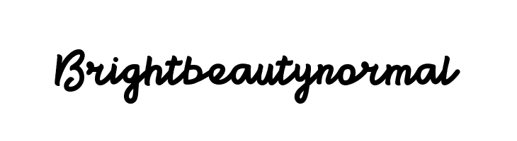 Brightbeautynormal  免费字体下载
