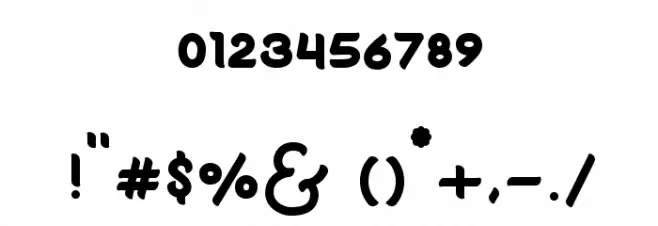 Brightbeautynormal Font OTHER CHARS