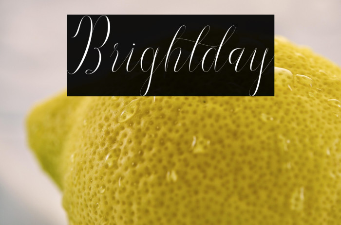 Brightday Example 1