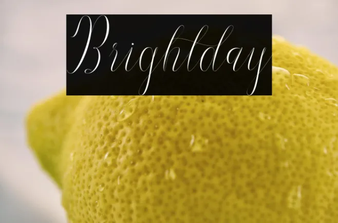 Brightday Example 1