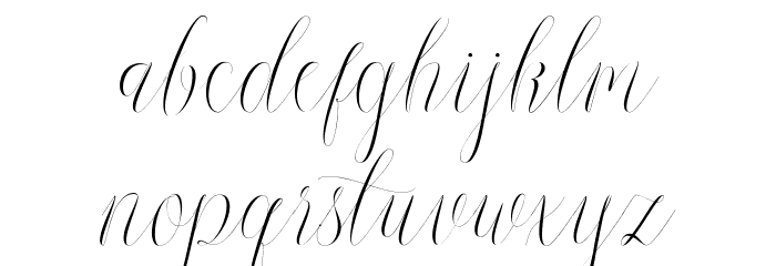 Brightday Font LOWERCASE