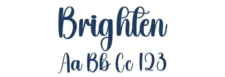 Brighten Font Preview