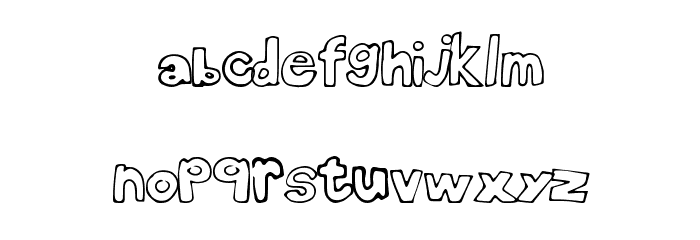 BrightenDays Font LOWERCASE