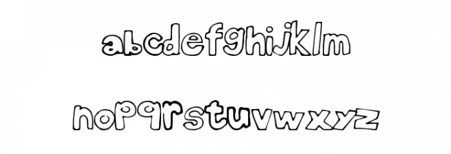 BrightenDays Font Litere mici