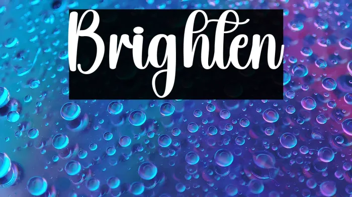 Brighten Example 1