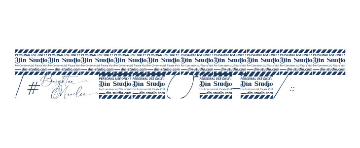 Brighter Miracles Personal Use Other Characters