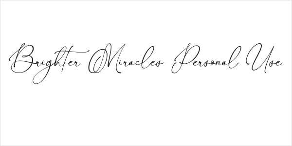 Brighter Miracles Personal Use Logo