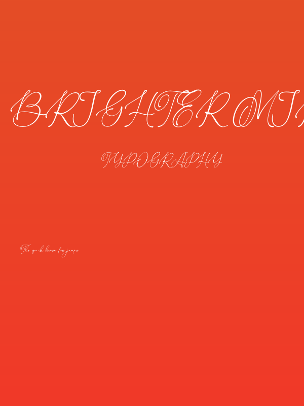 Brighter Miracles Personal Use Poster