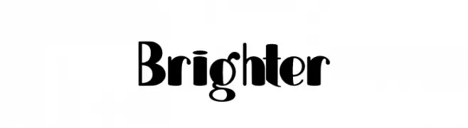 Brighter  baixar fontes gratis
