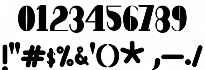 Brighter Font OTHER CHARS