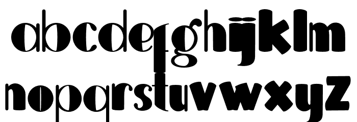 Brighter Font LOWERCASE
