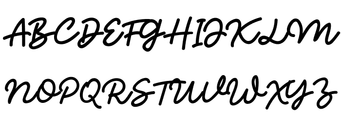 BrighterDEMO Font UPPERCASE