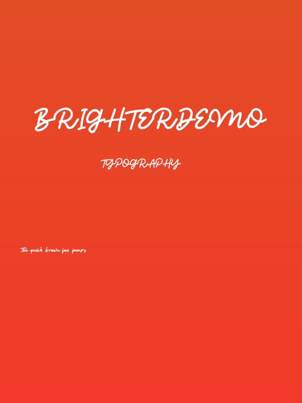 BrighterDEMO Poster