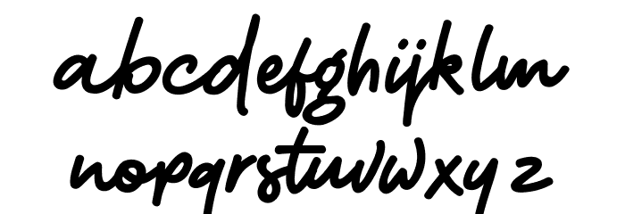 BrighterDEMO Font LOWERCASE
