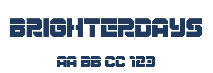 Brighterdays Font Preview