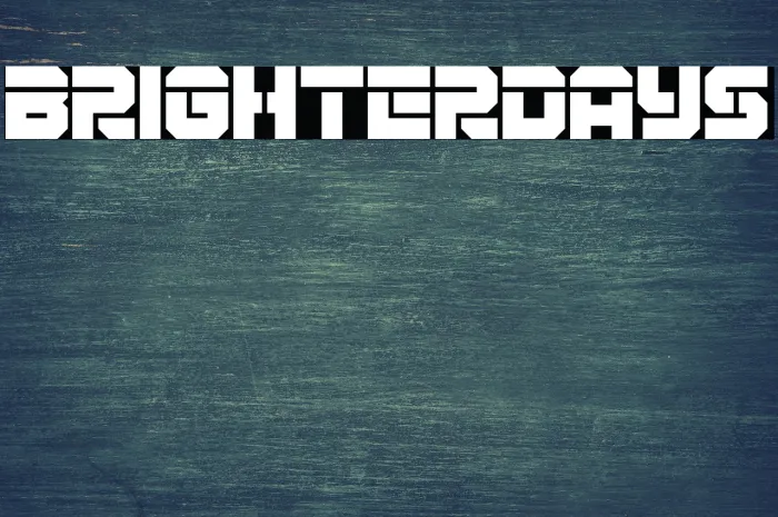 Brighterdays Example 2