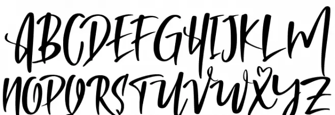 Brightest Font UPPERCASE