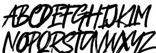 Brightland Font UPPERCASE