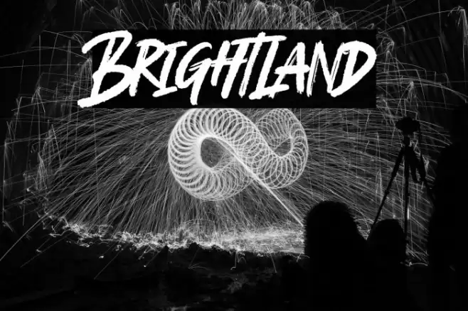 Brightland Font examples