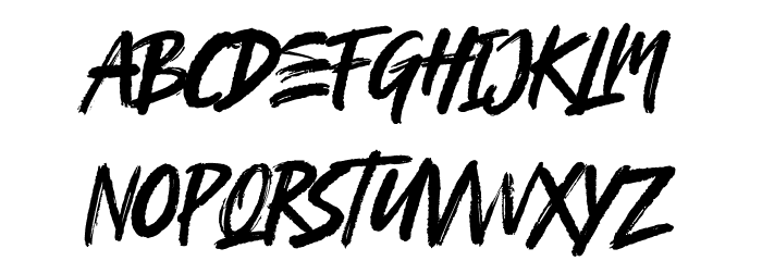Brightland Font LOWERCASE