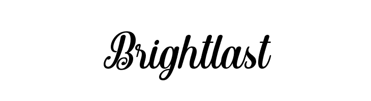 Brightlast  font caratteri gratis