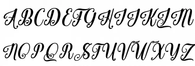 Brightlast フォント 大文字