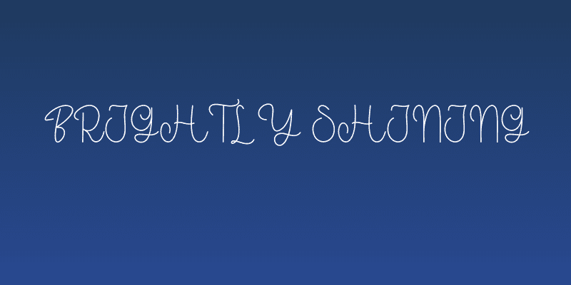 Brightly Shining Social Header