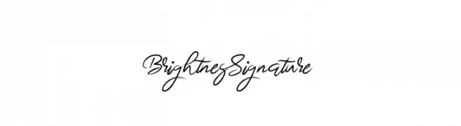 BrightnesSignature  لخطوط تنزيل