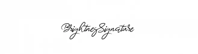 BrightnesSignature  لخطوط تنزيل
