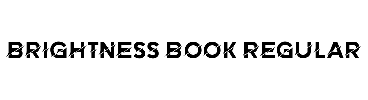 Brightness Book Regular  नि: शुल्क फ़ॉन्ट्स डाउनलोड