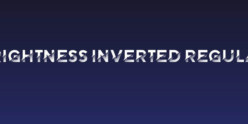 Brightness Inverted Regular Social Header