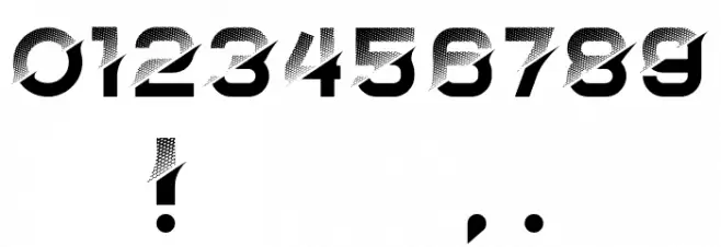 Brightness Regular Font OTHER CHARS